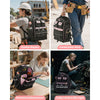 VEVOR Tool Backpack, 56 Pockets, Heavy-duty Tools Storage Organizer Work Bags with Laptop Compartment & Molded Base, Electrician Jobsite Backpack for Electrician, Repairman, and HVAC Techs