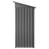 VEVOR 5 x 3 FT Metal Garden Shed, Storage Building with Lockable Door & 2 Louver Vents, Sloped Roof Metal Outdoor Storage Shed, Tool Sheds Outdoor Storage for Backyard, Garden, Patio, Bike, Gray