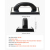 VEVOR Grout Float, Professional Rubber Tile Grout Tool with Anti-slip Handle & Lightweight Aluminum Connector Backplate, Easy to Operate & Cleaning for Smoothly Apply to Concrete, Plaster, Drywall