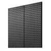VEVOR Metal Pegboard Panels, 24" x 12" Pegboard, 2 Panels, Heavy Duty Steel Peg Board Wall Organizer, for Living Room Garage Tool Storage Workbench Office Organization Craft Room Kitchen Home, Black