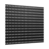 VEVOR Pegboard Combination Kit, 11" x 11" Plastic Pegboard, 4 Panels, Peg Board Wall Organizer Kit with Accessories, for Garage Tool Storage Kitchen Living Room Craft Room Office Bathroom Home, Black