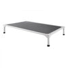 VEVOR Elevated Dog Bed for Large Dogs, Portable Raised Dog Cot with Aluminum Tube Metal Frame and Breathable Textilene Mesh, Indoor & Outdoor Pet Cooling Raised Hammock Bed, L, Gray