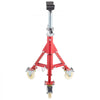 VEVOR Pipe Stand, V Head Pipe Jack Stand Adjustable Height 20-37 Inch, 2500LBS Pipe Jack Stands with Casters, Folding Portable Pipe Stands for 1/8 to 12 Inch Pipe Supporting