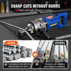 VEVOR Electric Rebar Cutter Blade, 6 PCS 16mm(5/8 Inch) Cutting Diameter, HRC58-60 Hard Hydraulic Rebar Blade Replacement Jaw Blades with 12 Hexagon Screw and 12 Spring Washer, for Model RC-16
