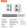VEVOR Electric Rebar Cutter Blade, 6 PCS 16mm(5/8 Inch) Cutting Diameter, HRC58-60 Hard Hydraulic Rebar Blade Replacement Jaw Blades with 12 Hexagon Screw and 12 Spring Washer, for Model RC-16