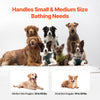 VEVOR Portable Dog Bathtub, Elevated & Foldable Space-saving Pet Shower Station with Quick Drainage, Bathing Tub for Washing & Grooming Small and Medium Size Dogs and Cats Indoor & Outdoor, Light Blue