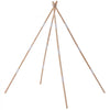 VEVOR Kids Play Tent, Teepee Tent for Kids 1-5 Years Old, Tent for Kids with Windows for Indoor and Outdoor, Toddler Tent with Mat and Plush Decorative Balls, for Boys and Girls, Beige