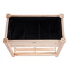 VEVOR Raised Garden Bed, 34 x 18 x 30 in Wooden Planter Box, Elevated Outdoor Planting Boxes with Legs, for Growing Flowers/Vegetables/Herbs in Backyard/Garden/Patio/Balcony, Burlywood