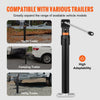 VEVOR Trailer Jack, Trailer Tongue Jack Welding-on 5000 lb Weight Capacity, Trailer Jack Stand with Handle for lifting RV Trailer, Horse Trailer, Utility Trailer, Yacht Trailer
