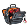 VEVOR Tool Bag, 13.2 Inch, 34-Pocket Portable Large Tool Box Organizer Storage, Carry Toolbox with Hard Plastic Base, Large Zipper, Adjustable Shoulder Strap, for Men Women Dad Husband Fathers Day