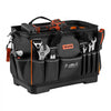 VEVOR Tool Bag, 16.1 Inch, 33-Pocket Portable Large Tool Box Organizer Storage, Toolbox with Water-Resistant Base, Zipper, Adjustable Shoulder Strap Toolbag, for Men Women Dad Husband Fathers Day