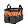 VEVOR Tool Bag, 15.7 Inch, 33-Pocket Portable Tool Box Organizer Storage, Toolbox with Soft Handle, Large Zipper, Adjustable Shoulder Strap, Carrying Toolbag, for Men Women Dad Husband Fathers Day