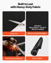VEVOR Welding Blanket Roll infographic - Built to last, heavy-duty fabric, silicone coated fiberglass