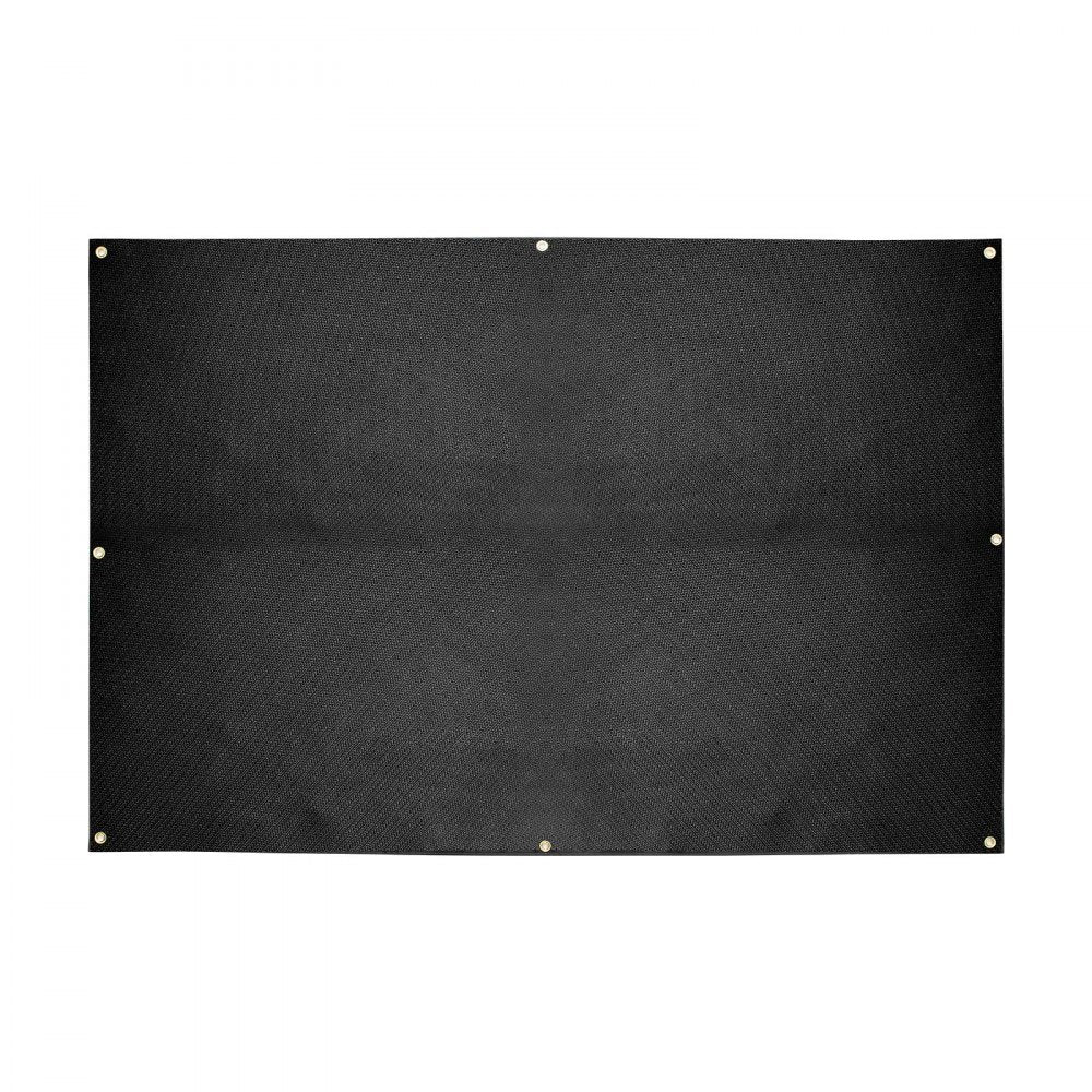 VEVOR Welding Blanket, 4 x 6 FT Silicone Coated Fiberglass Welding Blanket, Up to 1800°F Heat Resistant Safety Protection Blankets, Flame Retardant Fireproof Insulation Mat with Metal Grommets
