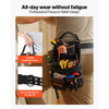 VEVOR Tool Pouch with Belt, 14 Pockets Professional Tool Belt Pouch for Men, Heavy Duty Detachable Adjustable Utility Work Bag for Electrician, Carpenter, Construction, Adjusts Waist 32 to 50 Inches