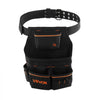 VEVOR Tool Pouch with Belt, 14 Pockets Professional Tool Belt Pouch for Men, Heavy Duty Detachable Adjustable Utility Work Bag for Electrician, Carpenter, Construction, Adjusts Waist 32 to 50 Inches