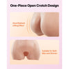 VEVOR Silicone Butts, 100% Silicone Hip Enhancer Shapewear Panty, Fake Buttock Enhancers Pants for Crossdresser, Transgender, Cosplay, Drag Queen (Brown)