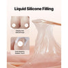 VEVOR Silicone Breastplate, H-Cup High Neckline Fake Breasts for Crossdressers, Realistic Silicone-Filled Fake Boobs Breast Forms for Transgender Cosplay Drag Queen, Ivory