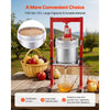 VEVOR Hydraulic Fruit Wine Press, 7.93Gal/30L, Stainless Steel Heavy Duty Manual Juice Maker, Cider Apple Grape Vegetable Crusher, Cheese/Tincture/Herbal Press, with 2 Filter Bags, for Kitchen Home