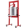 VEVOR Hydraulic Fruit Wine Press, 7.93Gal/30L, Stainless Steel Heavy Duty Manual Juice Maker, Cider Apple Grape Vegetable Crusher, Cheese/Tincture/Herbal Press, with 2 Filter Bags, for Kitchen Home
