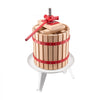 VEVOR 3.2 Gal/12L Fruit Wine Press, Solid Wood Basket with 8 Blocks, Heavy Duty Manual Juice Maker, Cider Apple Grape Tincture Honey Olive Oil Making Press with Handle for Kitchen, Home