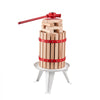 VEVOR 1.6 Gal/6L Fruit Wine Press, Solid Wood Basket with 8 Blocks, Heavy Duty Manual Juice Maker, Cider Apple Grape Tincture Honey Olive Oil Making Press with Handle for Kitchen, Home