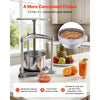 VEVOR Fruit Wine Press, 0.8 Gallon/3L, Stainless Steel Manual Juice Maker with Powerful T-Shaped Handle, Juice Making for Apple/Grape/Orange/Berry, Cheese/Tincture/Herbal Press, for Kitchen Home