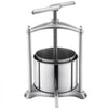VEVOR Fruit Wine Press, 1.6 Gallon/6L, Stainless Steel Manual Juice Maker with Powerful T-Shaped Handle, Juice Making for Apple/Grape/Orange/Berry, Cheese/Tincture/Herbal Press, for Kitchen Home
