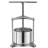 VEVOR Fruit Wine Press, 1.6 Gallon/6L, Stainless Steel Manual Juice Maker with Powerful T-Shaped Handle, Juice Making for Apple/Grape/Orange/Berry, Cheese/Tincture/Herbal Press, for Kitchen Home
