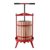 VEVOR Fruit Wine Press, 4.75Gal/18L Manual Juice Maker, Solid Beech Wood Basket, Vintage Traditional Juicer with 2 Filter Bags, Heavy Duty T-Shaped Handle Bar for Cider Apple Grape Press, Kitchen Home