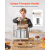 VEVOR 3.17 Gal/12L Fruit Wine Press, 2 Stainless Steel Barrels, Manual Juice Maker, Cider Apple Grape Tincture Honey Olive Oil Making Press with Triangular Handle for Outdoor Kitchen Home