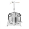 VEVOR 3.17 Gal/12L Fruit Wine Press, 2 Stainless Steel Barrels, Manual Juice Maker, Cider Apple Grape Tincture Honey Olive Oil Making Press with Triangular Handle for Outdoor Kitchen Home