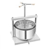 VEVOR 3.17 Gal/12L Fruit Wine Press, 2 Stainless Steel Barrels, Manual Juice Maker, Cider Apple Grape Tincture Honey Olive Oil Making Press with Triangular Handle for Outdoor Kitchen Home