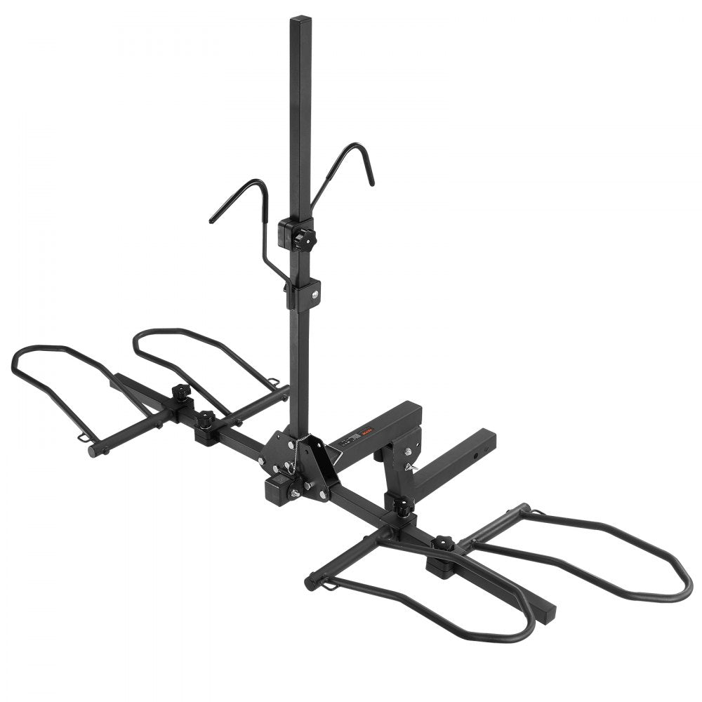 VEVOR Hitch Mount Bike Rack, 2-Bike Platform Style, 160 LBS Max Capacity Bike Rack Hitch for 2-inch Receiver, Titling and Folding Bike Carrier with Tires up to 5" Wide, for Car, SUV, Truck, RV