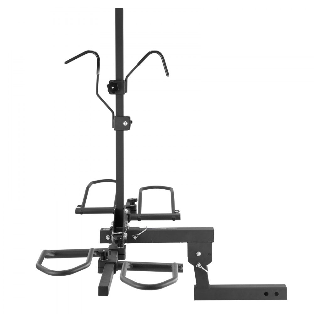 VEVOR Hitch Mount Bike Rack, 2-Bike Platform Style, 160 LBS Max Capacity Bike Rack Hitch for 2-inch Receiver, Titling and Folding Bike Carrier with Tires up to 5" Wide, for Car, SUV, Truck, RV