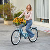 VEVOR Cruiser Bike, 7-Speed, 26-Inch Light Blue Beach Cruiser Bike with Large Capacity Basket and Rear Rack, Secure & Sturdy Cruiser Bike with Adjustable Seat, Fits for Cycling, Exercise & Shopping