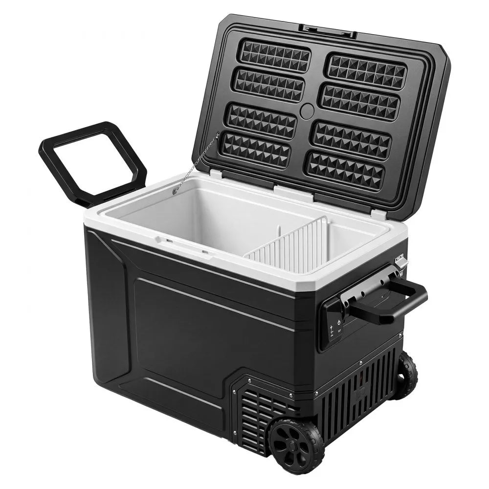 VEVOR 12 Volt Refrigerator, 82.4 QT/ 78L Car Fridge, Portable Electric Freezer Compressor with Handle, APP Control and Wheel, 12V/24V DC 100-240V AC, -4℉ to 68℉, for Truck Van RV SUV Travel Camping