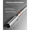 VEVOR 4FT Barbell Bar, Fits 2-Inch Weight Plates, Chrome Plated Barbell Bar with Knurled Grip for Strength Training, Weightlifting, Squat, Deadlift, Bench Press, Curl, Overhead Press, 500lbs Capacity