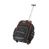 VEVOR Rolling Tool Backpack, 110 lbs Load Capacity, 45 Pockets Heavy Duty Roller Tool Bag on Wheels, Adjustable Telescoping Handle & Stable Base, Toolbag Organizers for Construction, Mechanic