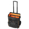 VEVOR Rolling Tool Bag, 110 lbs Load Capacity, 25 Pockets Heavy Duty Roller Tool Bag on Wheels, Adjustable Telescoping Handle & Stable Base, Toolbag Organizers with Wheels for Construction, Mechanic
