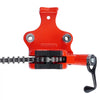 VEVOR Heavy-Duty Pipe Chain Vise, 1/4" - 6" Pipe Capacity, 28" Rugged Chain & Cast Iron Base, Industrial-Grade Pipe Clamping for Plumbing, Automotive Repairs, Metalworking