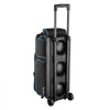 VEVOR Bowling Ball Bag, 3 Ball Double Roller Bowling Bag with Wheels, Featuring a Separate Compartment for Shoes (Up To US Size 16) & Oversized Accessory Pocket, Retractable Handle Extends to 41.34 in
