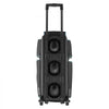VEVOR Bowling Ball Bag, 3 Ball Double Roller Bowling Bag with Wheels, Featuring a Separate Compartment for Shoes (Up To US Size 16) & Oversized Accessory Pocket, Retractable Handle Extends to 41.34 in
