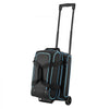 VEVOR Bowling Ball Bag, 2 Ball Double Roller Bowling Bag with Wheels, Featuring a Separate Compartment for Shoes (Up To US Size 16) & Oversized Accessory Pocket, Retractable Handle Extends to 41.32 in