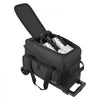 VEVOR Bowling Ball Bag, 2 Ball Double Roller Bowling Bag with Wheels, Featuring a Separate Compartment for Shoes (Up To US Size 16) & Oversized Accessory Pocket, Retractable Handle Extends to 41.32 in