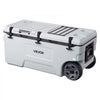 VEVOR Hard Cooler, 106QT Portable Rolling Cooler with Wheels, Leak-Resistant Coolbox Keeps Contents Cool for 48 Hours, Ice Retention Insulated Chests, Ultra-Light for Outdoor Picnics, Grill, Camping