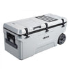 VEVOR Hard Cooler, 106QT Portable Rolling Cooler with Wheels, Leak-Resistant Coolbox Keeps Contents Cool for 48 Hours, Ice Retention Insulated Chests, Ultra-Light for Outdoor Picnics, Grill, Camping