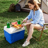 VEVOR Hard Cooler, 21QT Portable Rolling Cooler with Wheels, Leak-Resistant Coolbox Keeps Contents Cool for 48 Hours, Ice Retention Insulated Chests, Ultra-Light for Outdoor Picnics, Grill, Camping