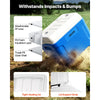 VEVOR Hard Cooler, 45QT Portable Rolling Cooler with Wheels, Leak-Resistant Coolbox Keeps Contents Cool for 48 Hours, Ice Retention Insulated Chests, Ultra-Light for Outdoor Picnics, Grill, Camping