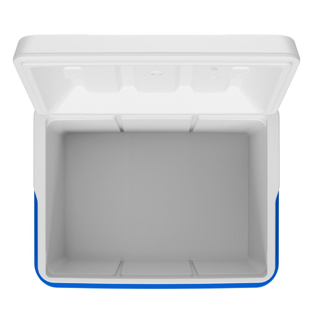 VEVOR Hard Cooler, 45QT Portable Rolling Cooler with Wheels, Leak-Resistant Coolbox Keeps Contents Cool for 48 Hours, Ice Retention Insulated Chests, Ultra-Light for Outdoor Picnics, Grill, Camping
